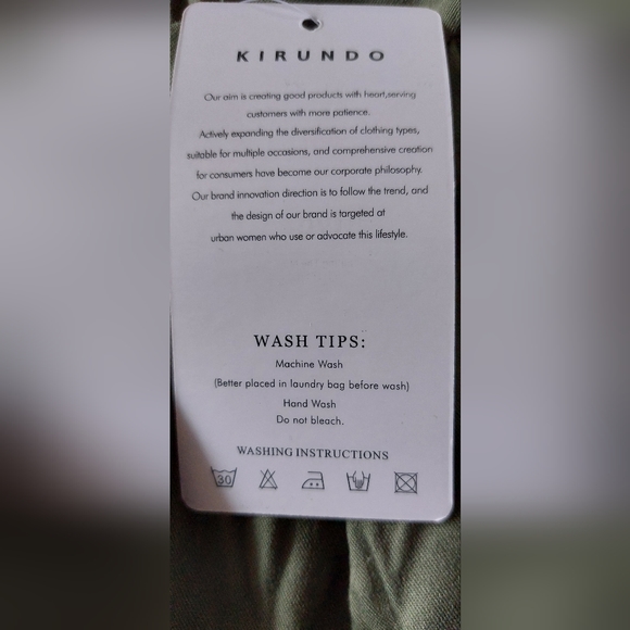 Kirundo Midi Dress Summer Sleeveless Ruffle High- Low Green Army - Picture 4 of 5